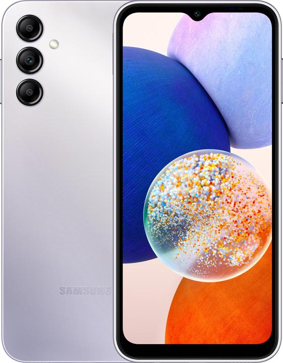 Samsung Galaxy A14 5G (128 Go, Silver, 6.60", Double SIM, 50 Mpx, 5G)