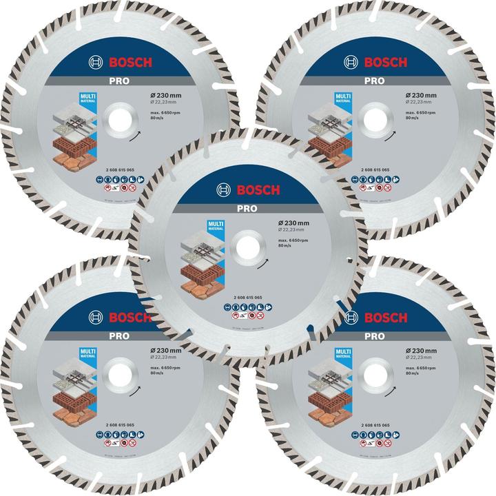Actual product image Bosch Professional Standard for Universal diamond cutting disc 230x2,6x22,23mm 5 pcs ( 5x 2608615065 )