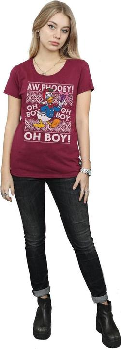 Image du produit Disney - T-shirt DONALD DUCK CHRISTMAS FAIR ISLE - Femme (M)