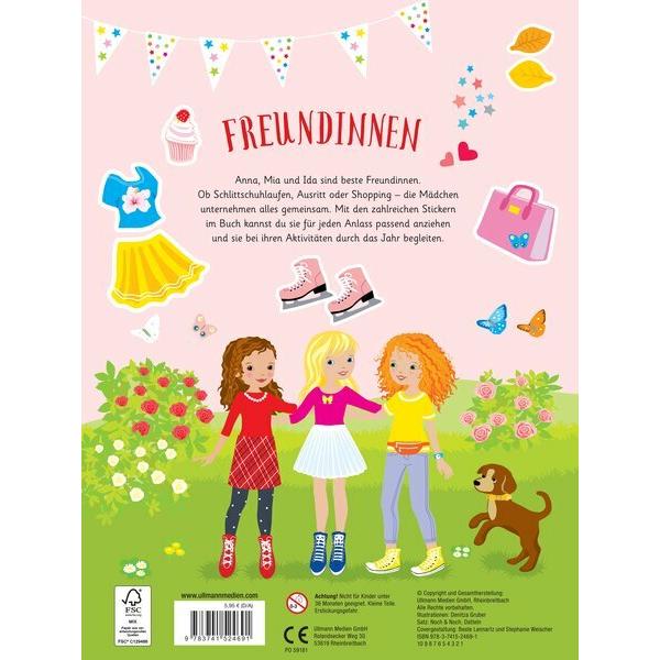 Thumbnail - Freundinnen (Anziehpuppen, Anziehpuppen-Sticker), Kinderbücher von Denitza Gruber