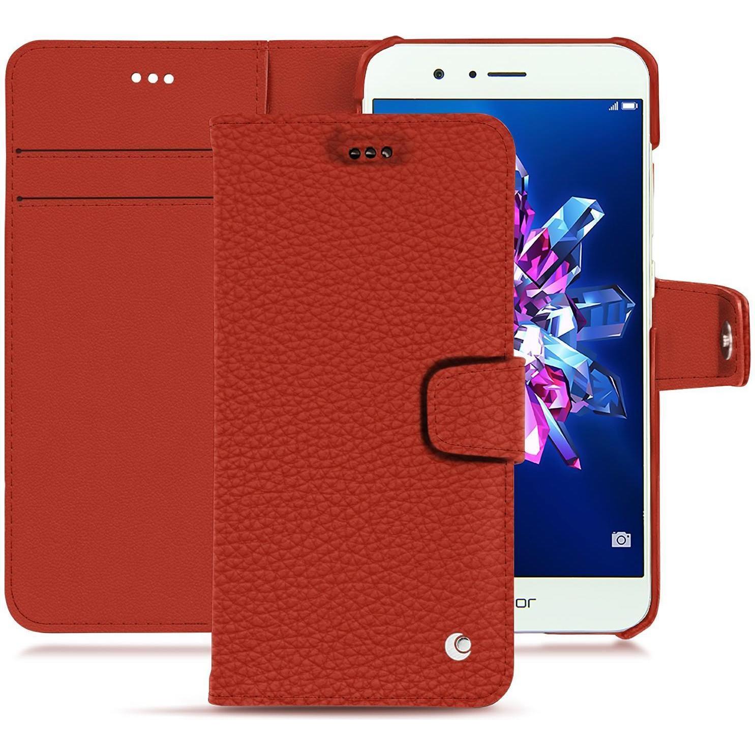 Noreve Lederschutzhülle Wallet (Honor 8 Pro), Smartphone Hülle, Orange