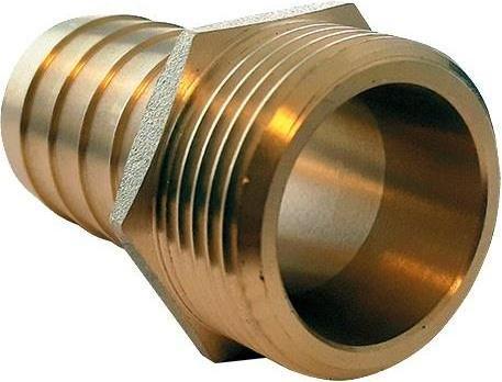 Produktbild Teguma Schlauchtülle Messing Schlauchgrösse 51 mm Gewicht 0,292 kg Aussengewinde 2 ″ (Schlauchschelle, 51 mm)