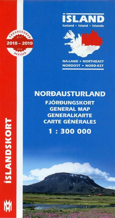 Produktbild Island Nordost 1 : 300 000