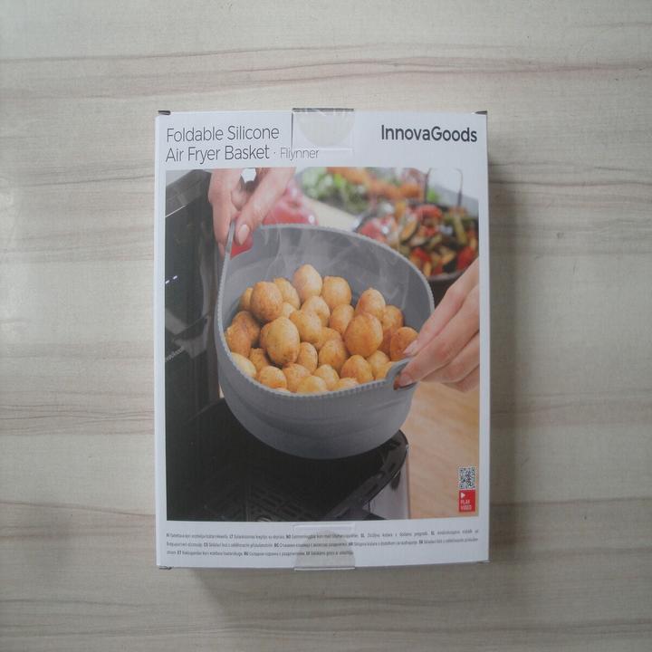 Produktbild InnovaGoods Faltbarer Silikonkorb für Heissluftfritteusen Fliynner