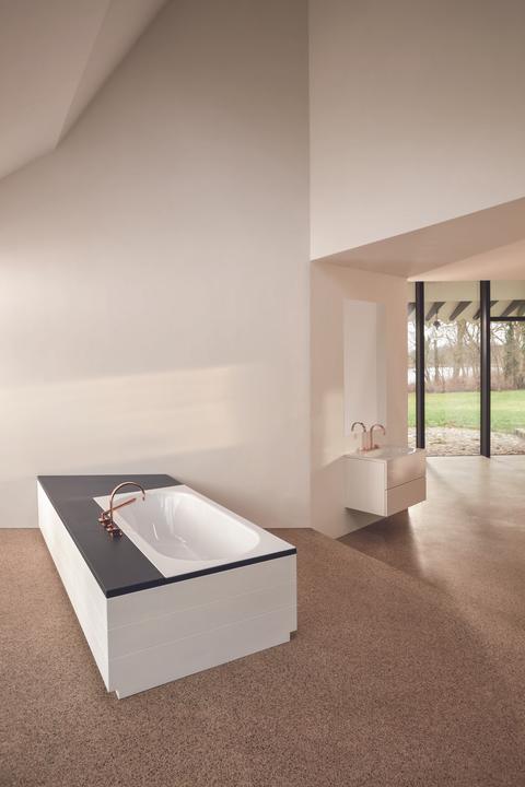 Actual product image Bette Starlet Spirit rectangular bathtub, 170 x 75 cm, 1384 (122 l, 170 cm, 75 cm)