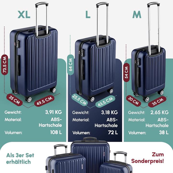 Actual product image Easy Move ABS Hartschalenkoffer (108 l)