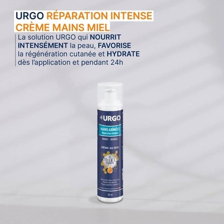 Actual product image Urgo Intensive Repair Hand Cream for Damaged Hands with Purified Ingredients