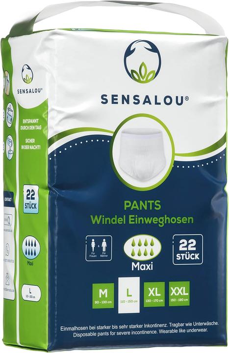 Produktbild Sensalou Windeln für Erwachsene Inkontinenz Pants (22 x, XL)