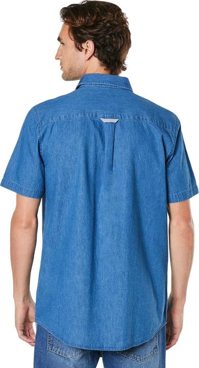 Actual product image Universal Textiles Mens Denim Short-Sleeved Shirt (S)