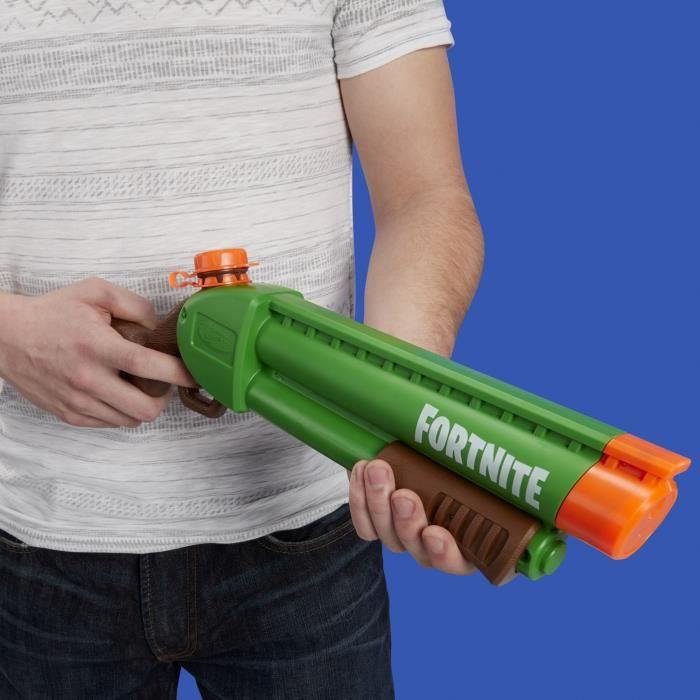 Actual product image Hasbro Nerf Super Soaker E7647FF21 Nerf Fortnite SG Water Blaster-Pump-Action
