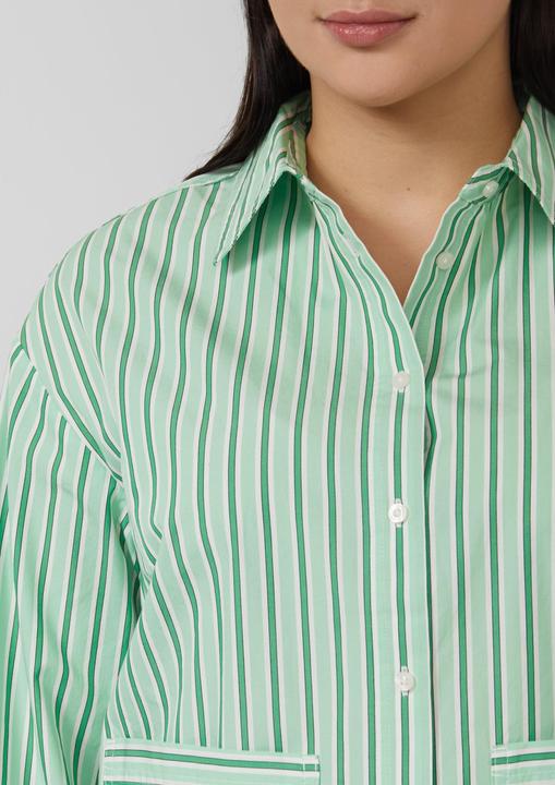 Immagine prodotto s.Oliver Bluse Verkürzte Popeline-Bluse im Relaxed Fit (46)