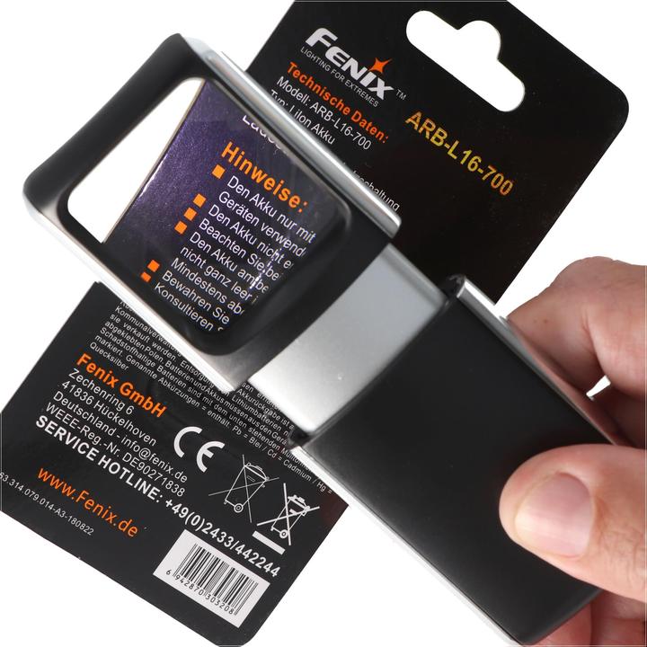 Actual product image Wedo Rectangular loupes with LED lighting