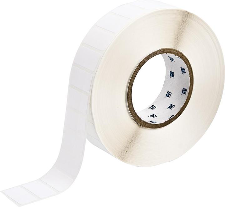 Actual product image Brady THT-136-499-3, nylon fabric, white, matt, 38.10 x 19.05 mm, permanent (3000 E.) (3.81 cm)