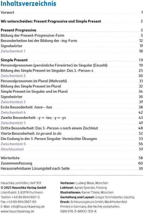 Actual product image Present: Progressive & Simple Englisch 5. Klasse (German, Ludwig Waas, Martina Knapp, Rainer Thiele, 2022)