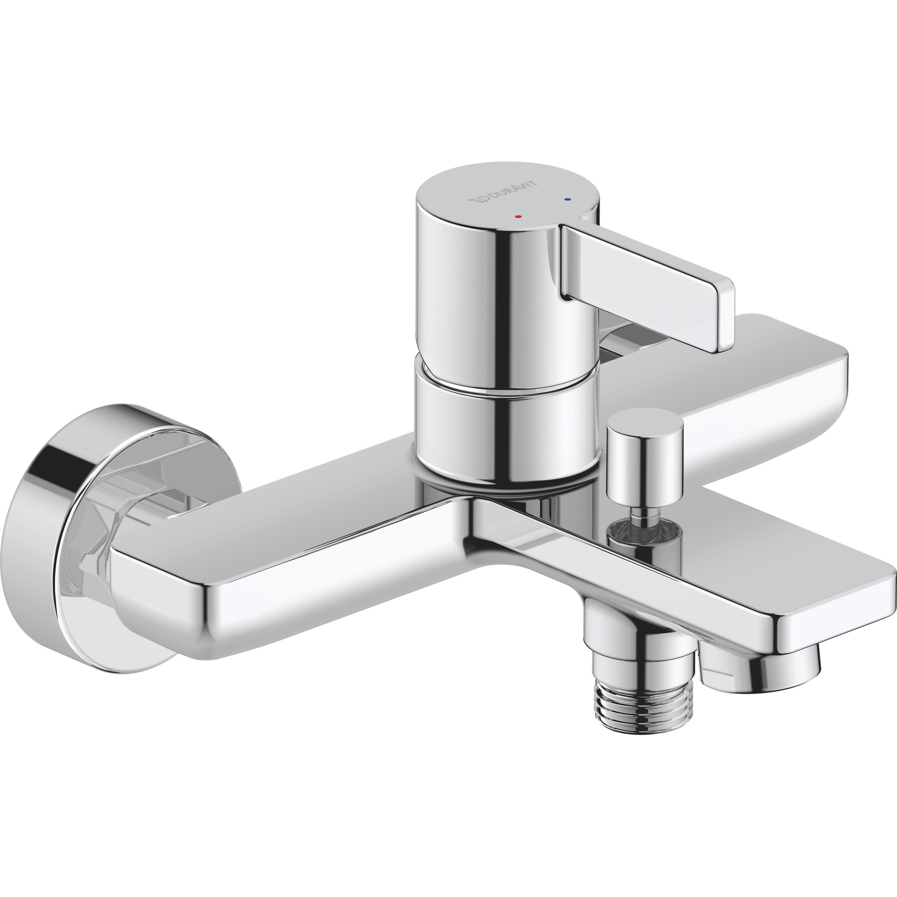 Duravit, Rubinetteria Per Bagno, Miscelatore Monocomando Per Vasca D-NEO Cromo A Vista