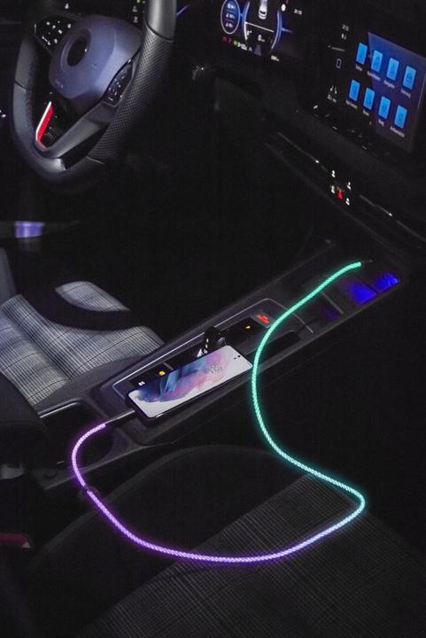 Produktbild Ansmann USB-A / USB-C Kabel mit LED Beleuchtung 100cm 1700-0158 (1 m, USB 3.0, 60 W)