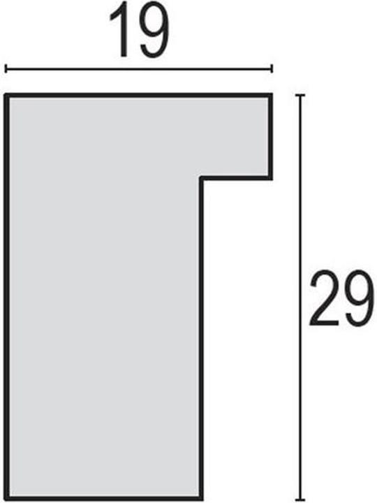 Actual product image ZEP Picture Frame V5957W Niki White 9x13 / 13x18 cm (13 x 18 cm, 9 x 13 cm)