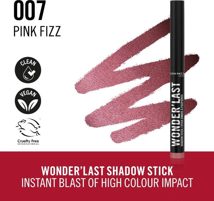 Actual product image Rimmel London Wonder'Last Shadow Stick (007 Pink Fizz)