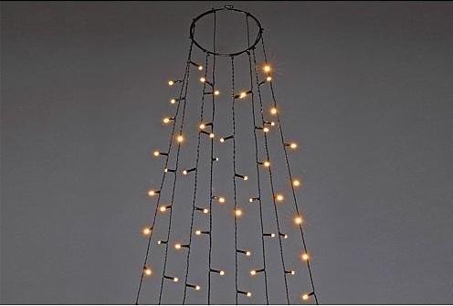 Actual product image Konstsmide 6394-820 LED tree cover outdoor via plug-in power supply unit Number of lamps 240 LED (2.40 m)