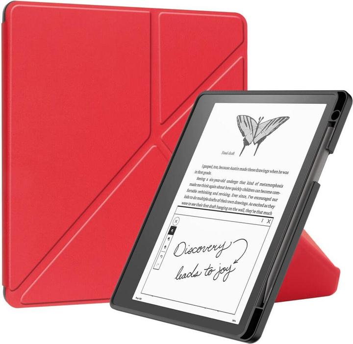Actual product image Cover-Discount Kindle Scribe - Protective cover case red