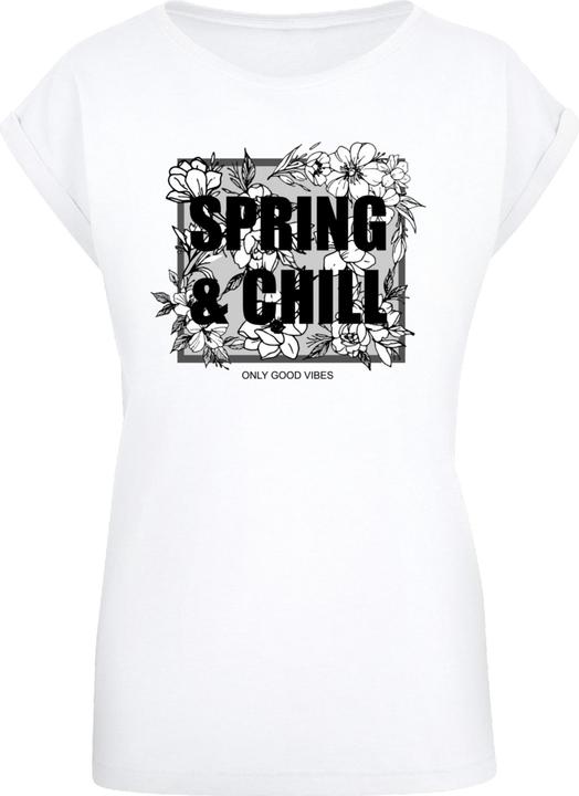 Produktbild Merchcode Ladies Spring And Chill Extended Shoulder Tee - 113645 (XL)