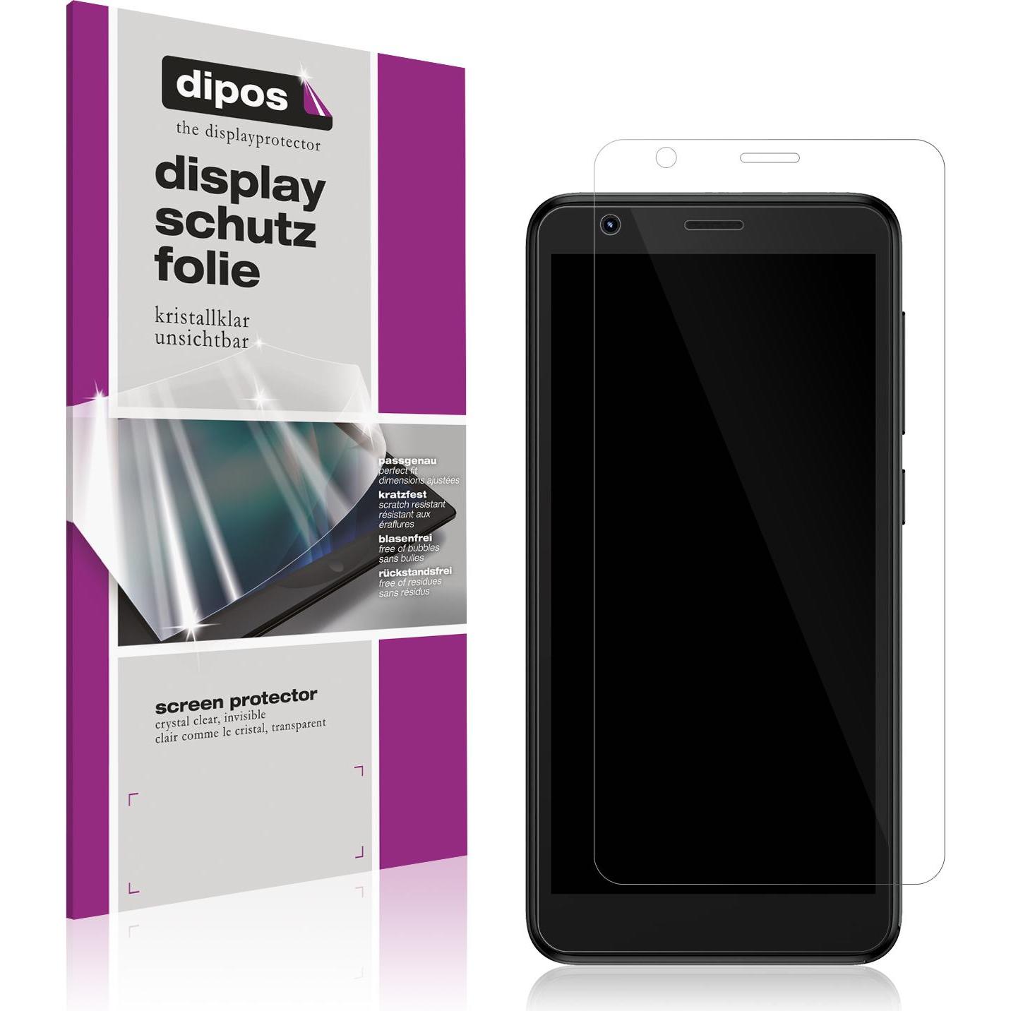 Dipos Displayschutzfolie Crystalclear (6 Stück, ZTE Blade A31), Smartphone Schutzfolie, Transparent