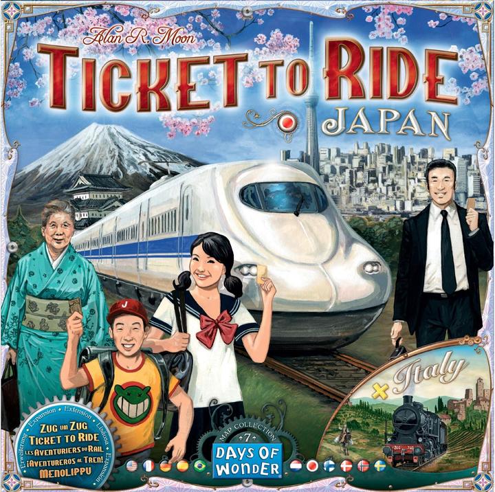Actual product image Days of Wonder Train by train (Dutch, English, Finnish, French, German, Italian, Japanese, Multilingual, Norwegian, Polish, Swedish, 2 - 5 Players)