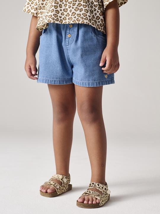Actual product image Vertbaudet Mädchen Jeansshorts mit Dehnbund (116)