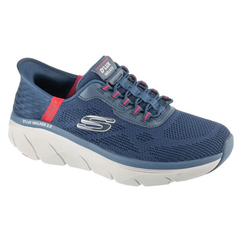 Skechers, Herren, Sneakers, Slip-Ins, D'Lux Walker 2.0 - Rezinate Navy, Blau, (41)