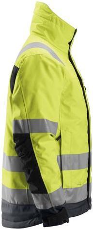Productafbeelding Hultafors Snickers AllroundWork High-Vis vinterjakke 1130 37,5 gul/grå kl.3 str 2XL (XXL)