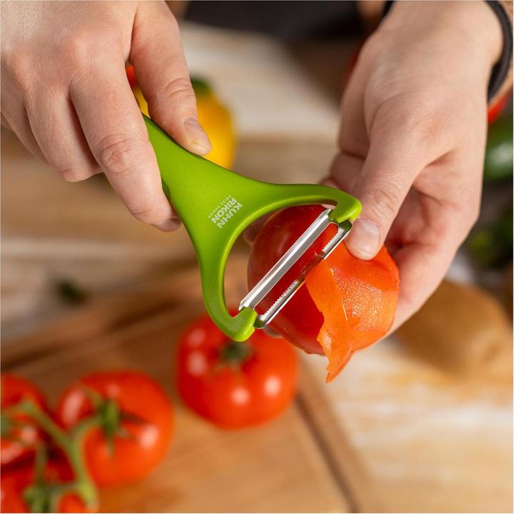 Image du produit Kuhn Rikon Eplucheur piranha denté vert