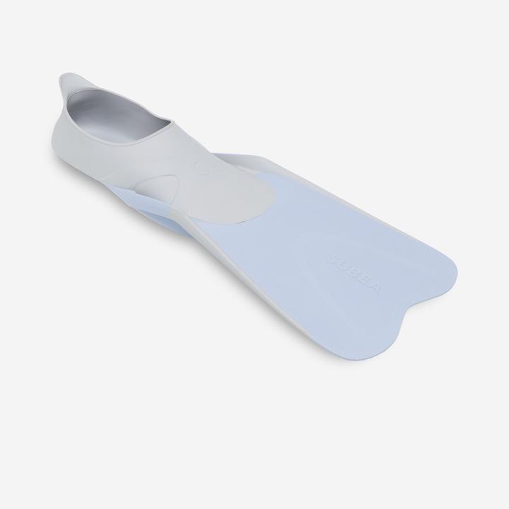 Actual product image Subea Schnorchel-Set Flossen Maske Schnorchel Erwachsene - 100 grau