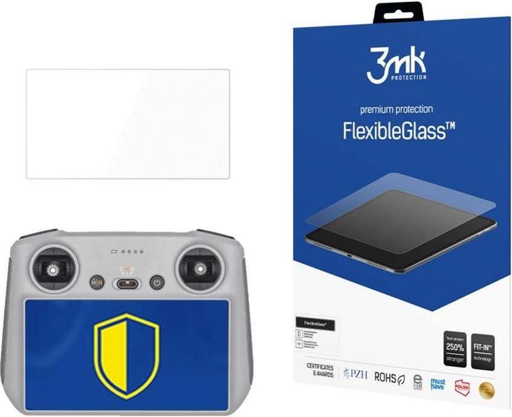Actual product image 3MK Hybrid glass for DJI RM330 RC controller (Drone display protection, DJI RC)