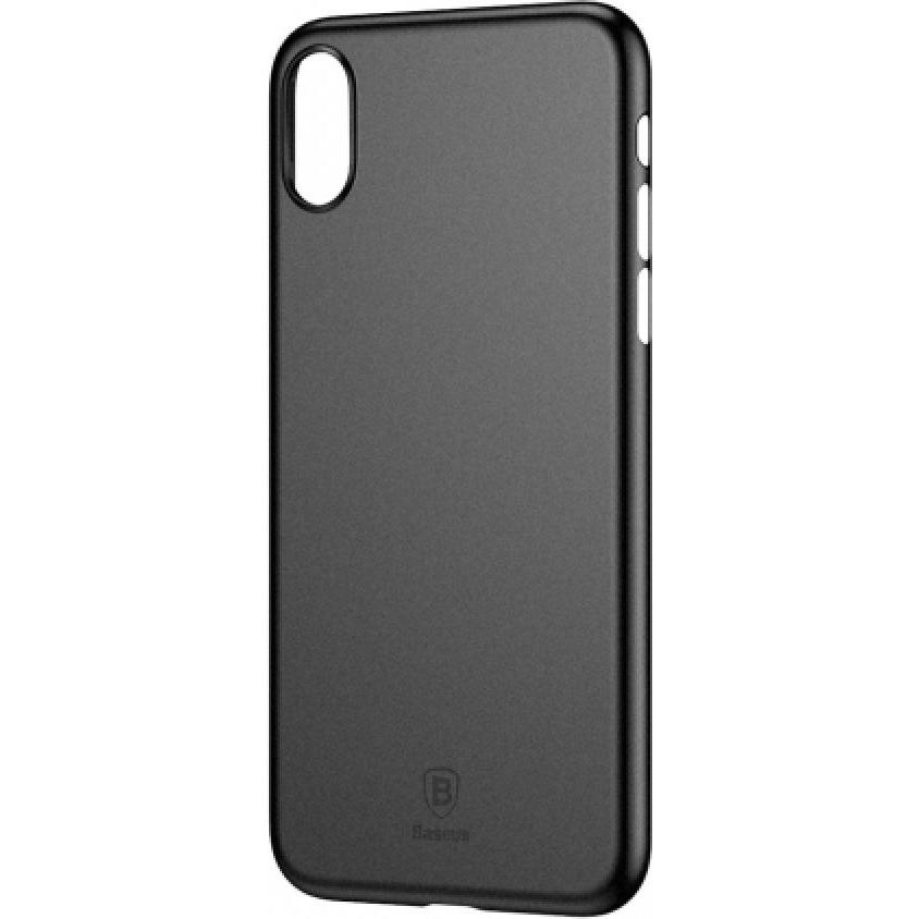 Baseus Wing Series Backcover Hülle (Apple iPhone XS Max), Smartphone Hülle, Schwarz