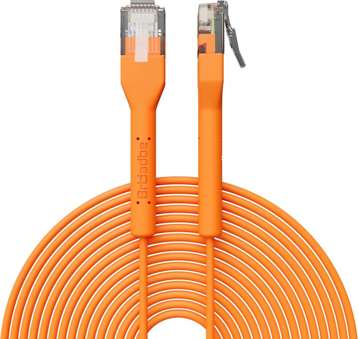 Produktbild Broadbe Slim Patch Cable 5G Orange 8m Cable-Patch-Cat6-OR-8M-Slim (CAT6, 8 m)