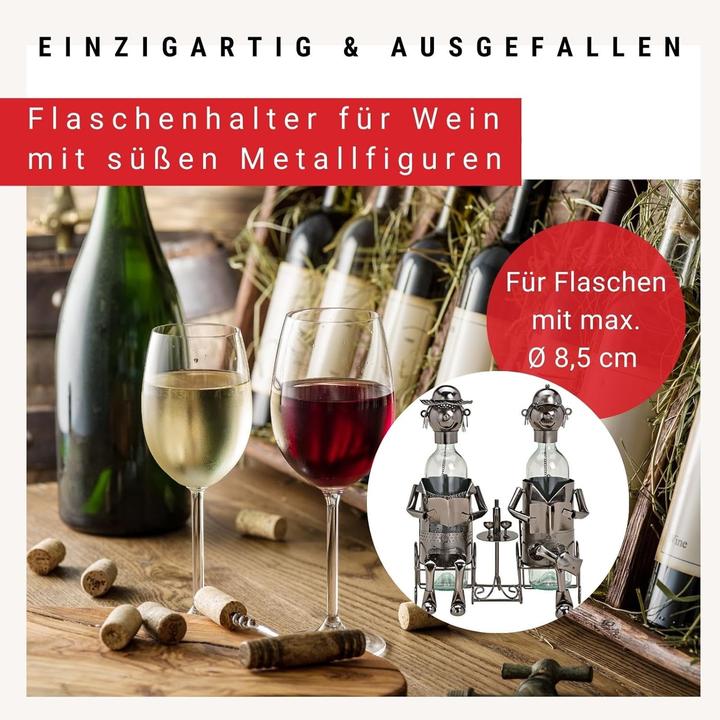 Produktbild Woma Weinflaschenhalter Deko-Figur Set (Weinflaschenhalter)