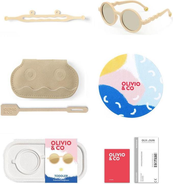 Actual product image Olivio & Co Toddler Ovale Sonnenbrille Desert Sand