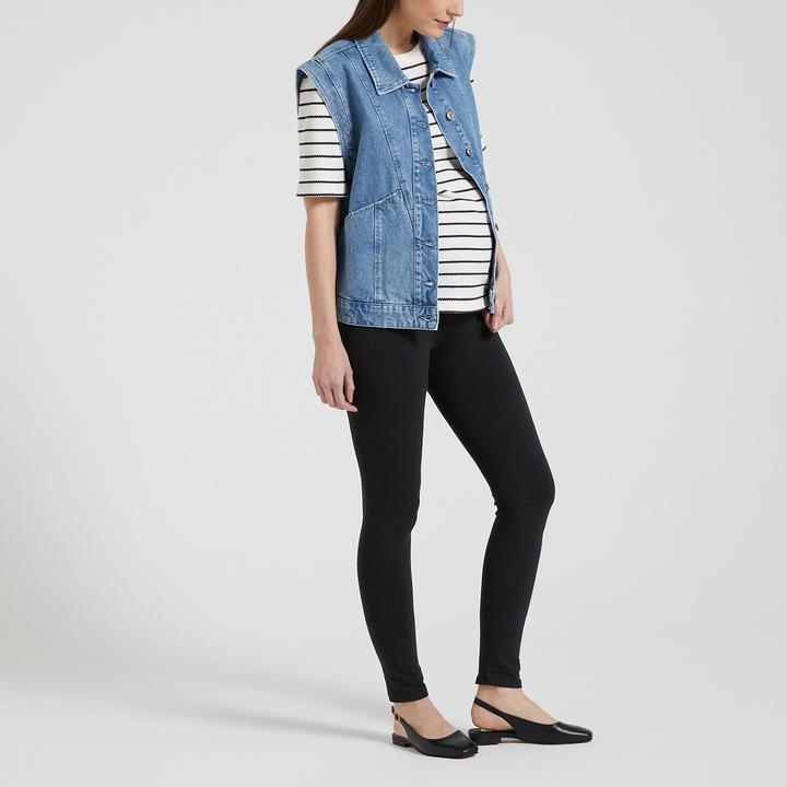 Actual product image La Redoute Collections Long maternity leggings (S)