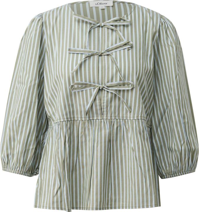 Immagine prodotto s.Oliver Gestreifte Bluse mit Schleifendetails