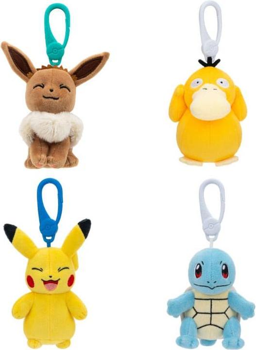 Image du produit Jazwares Pokémon assortiment peluches & porte-clés Clip On 10 cm (6)