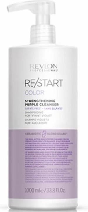 Image du produit Revlon Professional restart purple cleanser (1000 ml, Shampoing liquide)