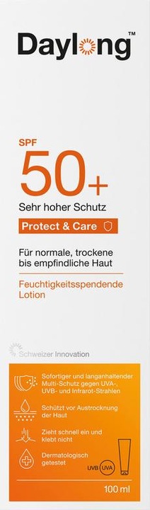 Image du produit Daylong Protec & Care (Lotion solaire, SPF 50+, 100 ml, 130 g)