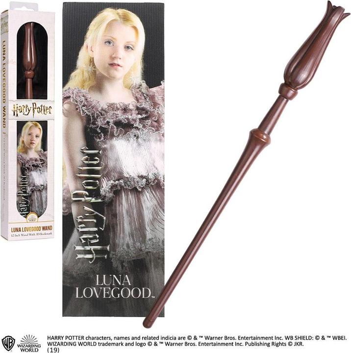 Actual product image Noble Collection Harry Potter: Luna Lovegood's wand incl. bookmark