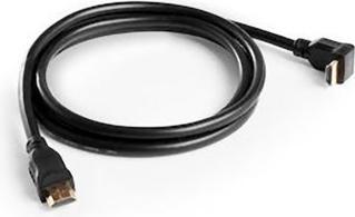 Immagine prodotto Hama Cavo HDMI M 90°/HDMI M, Hdmi High Speed with Ethernet, 1,5 metri, Ultra HD 4K, connettori dora (1.50 m, HDMI)