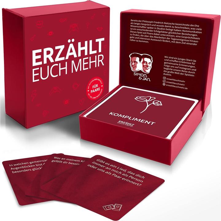 Actual product image Simon & Jan Tell you more for couples (German, 2 Players)