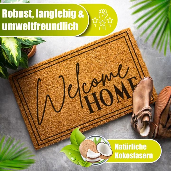 Immagine prodotto Decovetro Paspas Welcome Home Desenli Kapı Önü Paspası 40 x 60 cm (60 x 40 cm)
