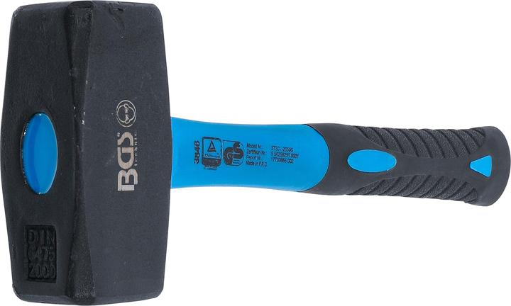 Actual product image BGS Stoning Hammer | Fibreglas Shaft | DIN 6475 | 2000 g (2186 g)