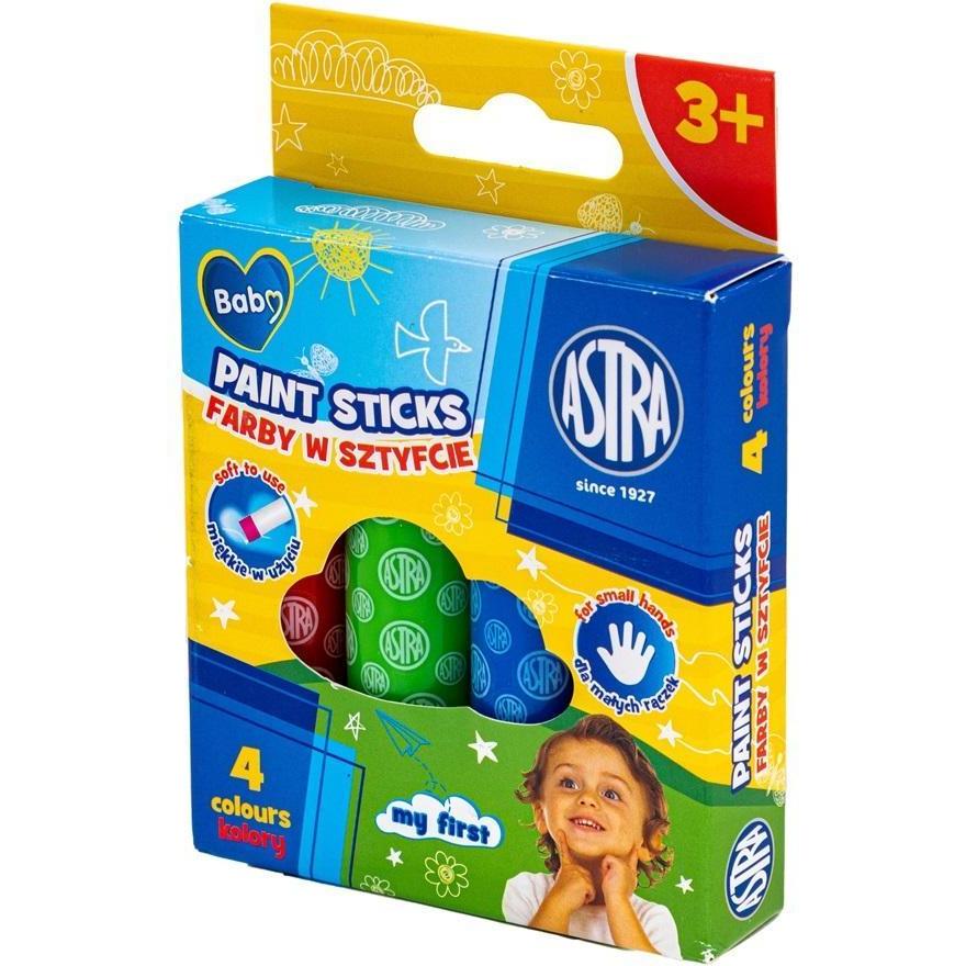 Astra, Pastelli, Runde Farbstifte 4-farbig Jumbo Baby (4x)