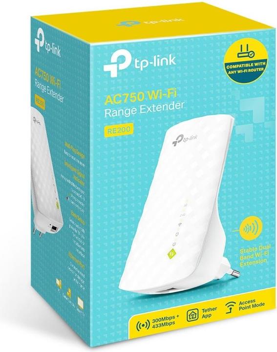Produktbild TP-Link Re200 (433 Mbit/s, 300 Mbit/s)