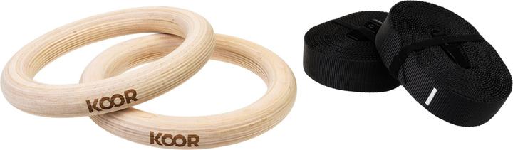 Produktbild Koor Turnringe aus Holz, 2er Set